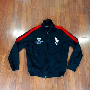 Polo ralph lauren Big Pony USA 1934 111rd winter Event Track Jacket sz medium